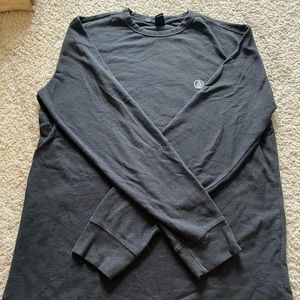 Volcom dark grey crew neck sweater